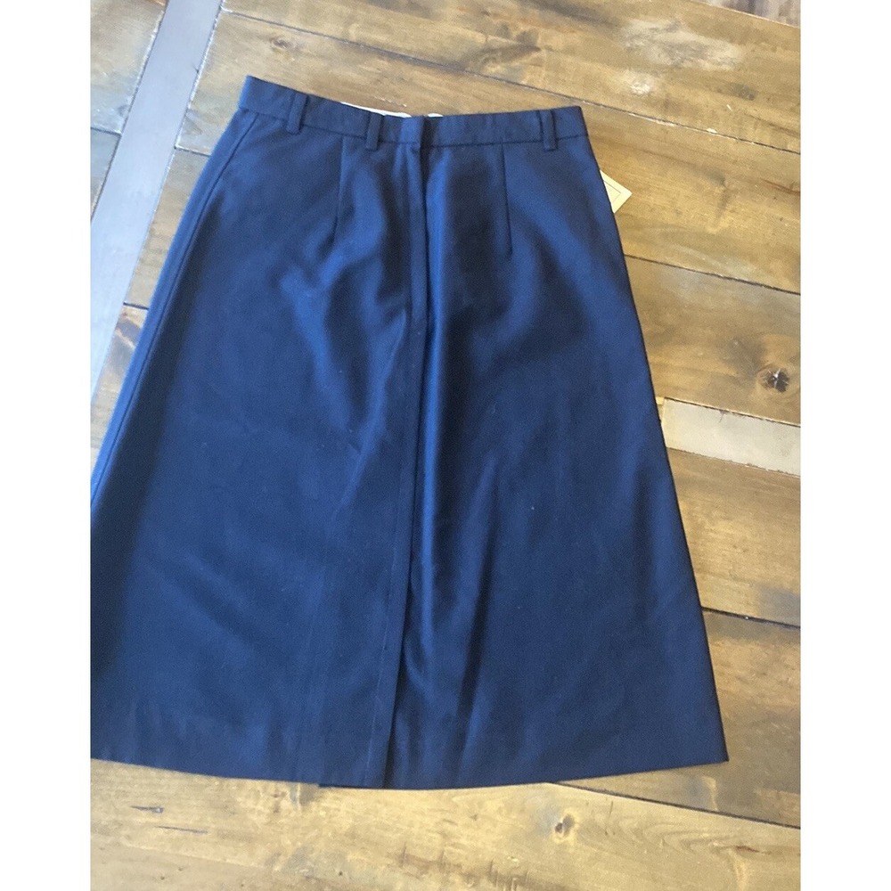 DSCP Womens 10 Quarterdeck Collection Black Skirt‎  Women's Belted Class 1 New